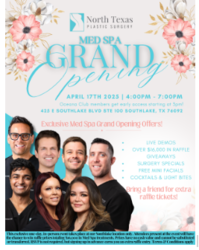 Spring Has Sprung | North Texas Plastic Surgery Med Spa Grand Opening