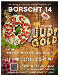 Borscht 14 featuring Judy Gold and WFMU’s, Todd-O-Phonic Todd