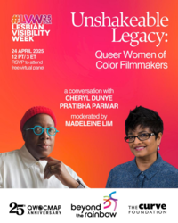 Beyond the Rainbow: Queer Women of Color Filmmakers w/ Cheryl Dunye, Pratibha Parmar, Madeleine Lim