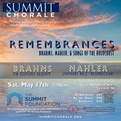 Summit Chorale's Spring Concert: Remembrances