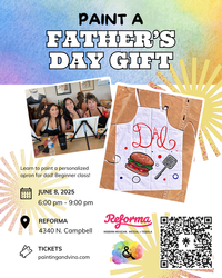 Father’s Day Apron Painting Class at Reforma