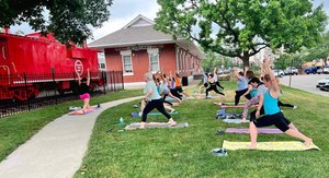 Yoga in Howard Station Park