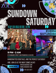 Sundown Saturday at Zoë Cocktail Bar