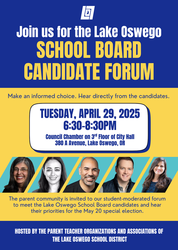 Lake Oswego School Board Candidate Forum