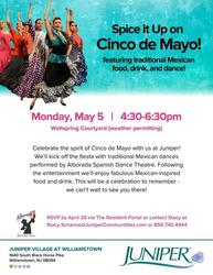 Cinco de Mayo Celebration at Juniper Village at Williamstown