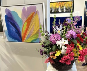 Nepenthe Gallery: Art & Flowers Delightfully Intertwined