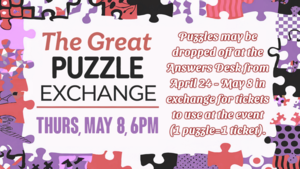 Great Puzzle Exchange at SHPL