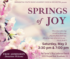 Springs of Joy Concert - Maranatha Youth Music Academy