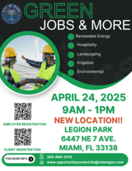 City of Miami Department of Human Services Green Jobs Hiring Event