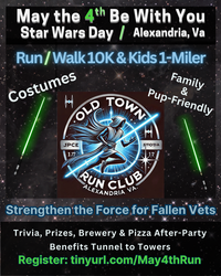 “May the 4th Be With You” Star Wars Day Run/Walk in Alexandria
