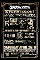 Cruzapalooza Presents: EYEHATEGOD, LUICIDAL AND MORE!