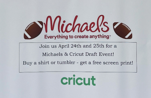 Michaels Arts & Crafts Free Screen Printing