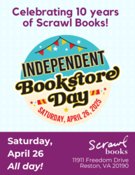 Independent Bookstore Day at Scrawl Books on April 26th