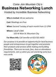 Mountain City's Business Networking Lunch