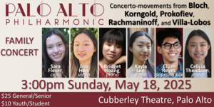 Palo Alto Philharmonic Family Concert - Concerto Movements