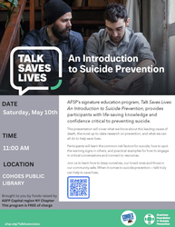 Suicide Prevention: Talk Saves Lives