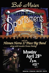 Bob Meier and the Hitmen horns  big band at the sportsmen