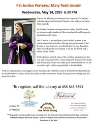 Pat Jordan Portrays: Mary Todd Lincoln