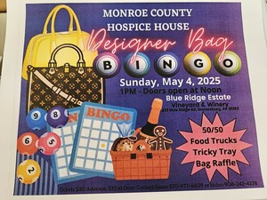 Designer Bag Bingo Benefitting Monroe County Hospice House