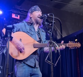 J. Carmichael performing at O'Shea's Irish Pub