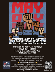 Pleasanton May Day Strong: Food Drive and Rally