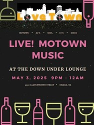 Love Town:  Live Motown Music @ The Down Under Lounge