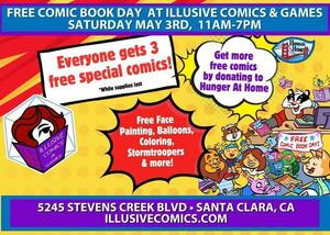 Free Comic Book Day at Illusive Comics & Games