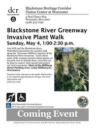 Blackstone River Greenway Invasive Plant Walk