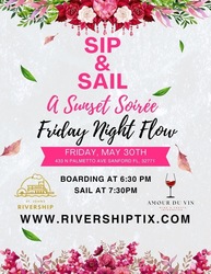 Sip & Sail:  A Friday Night Wine Experience Aboard the Barbara-Lee Sternwheeler
