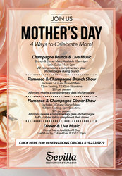 Celebrate Mother's Day at Cafe Sevilla