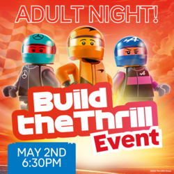 Adult Night at LEGOLAND Discovery Center: an exclusive LEGO® F1® - themed ‘Build the Thrill Event’