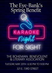 Karaoke Night for Sight ~ The Eye-Bank's Spring Benefit