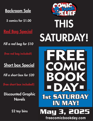 Free Comic Book Day At Comic Book Relief
