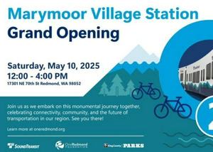 Marymoor Village Light Rail Station Grand Opening