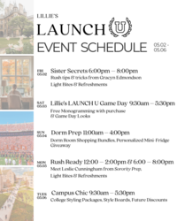 Join us for LAUNCH U at Lillie Alexander!