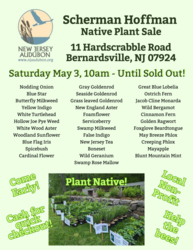 New Jersey Audubon's Spring Native Plant Sale at Scherman Hoffman