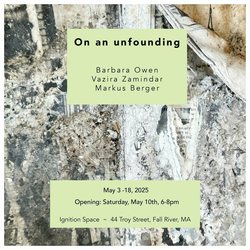 "On an unfouding" Opening Reception