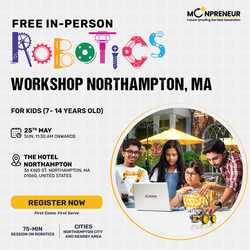 Free In-Person Robotics Workshop for Kids at Northampton, MA (7-14)
