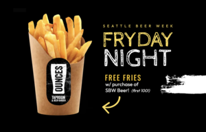FRYday Night! (Free Fries!)