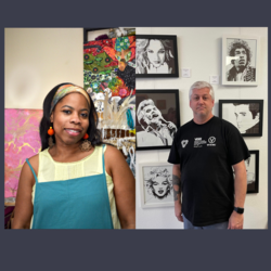 Portraits: Prominent and Personal Exhibition by Jeff Giles and Latonya Hicks