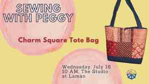Sewing With Peggy: Charm Square Tote Bag