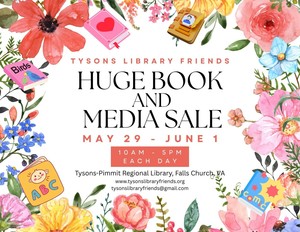 Tysons Library Book & Media Sale May 29-June 1