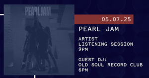 Artist Listening Session: Pearl Jam