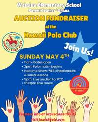 HAWAII POLO EVERY SUNDAY - Cinco de Mayo & Waialua Elementary Auction Fundraiser!
