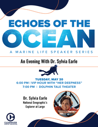 Clearwater Marine Aquarium Welcomes World-Renowned Oceanographer Dr. Sylvia Earle May 20