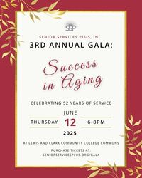 Senior Services Plus 3rd annual gala “Success in Aging”