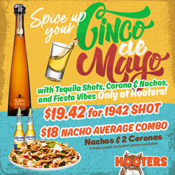 Cinco de Mayo Deals at Hooters