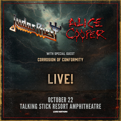 Judas Priest & Alice Cooper Live with Corrosion of Conformity