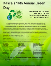Village of Itasca to Host 16th Annual Green Day Recycling Event With Support From Dart Container
