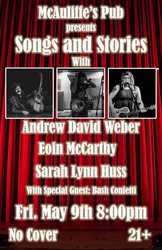 Andrew David Weber, Eoin McCarthy, Sarah Lynn Huss Live @ McAuliffe's